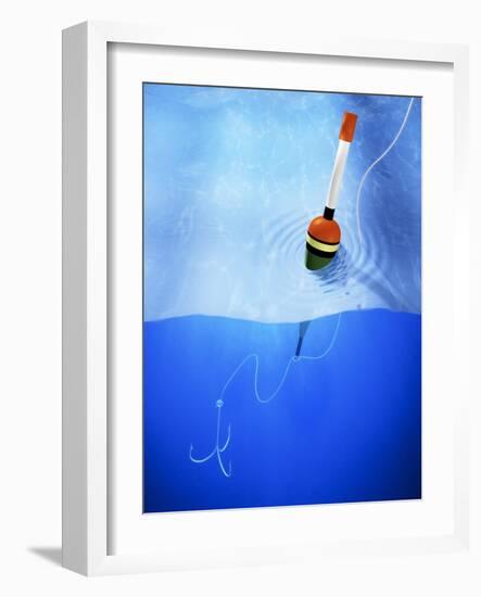 Floater and Hook in Water-Matthias Kulka-Framed Giclee Print