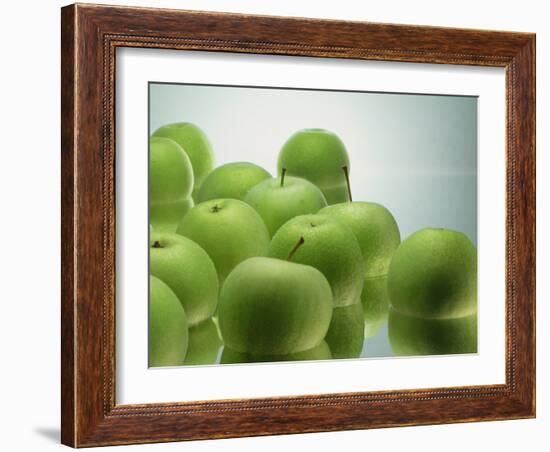 Floating Apples, 1995-Norman Hollands-Framed Photographic Print