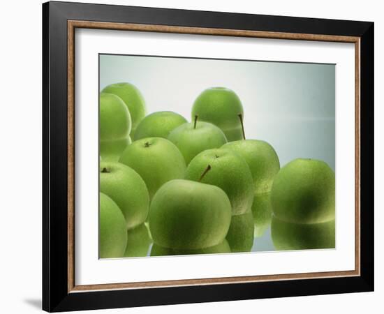Floating Apples, 1995-Norman Hollands-Framed Photographic Print