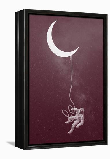 Floating Astronaut-null-Framed Stretched Canvas