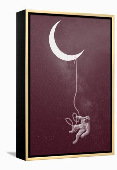 Floating Astronaut-null-Framed Stretched Canvas