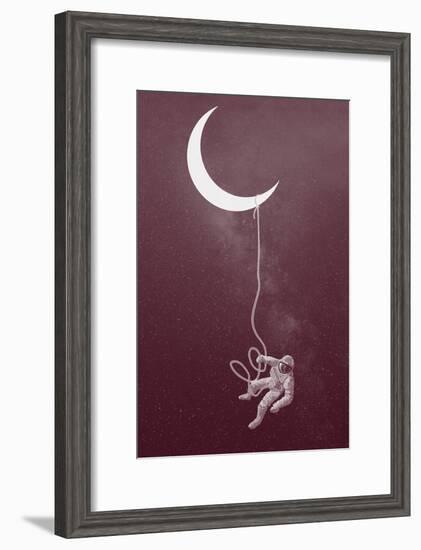 Floating Astronaut-null-Framed Art Print