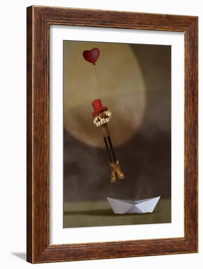 Floating Away-Carrie Webster-Framed Giclee Print