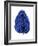 Floating Blue Leaf I-Jasmine Woods-Framed Art Print