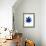 Floating Blue Leaf-Jasmine Woods-Framed Art Print displayed on a wall