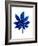 Floating Blue Leaf-Jasmine Woods-Framed Art Print