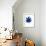 Floating Blue Leaf-Jasmine Woods-Framed Art Print displayed on a wall