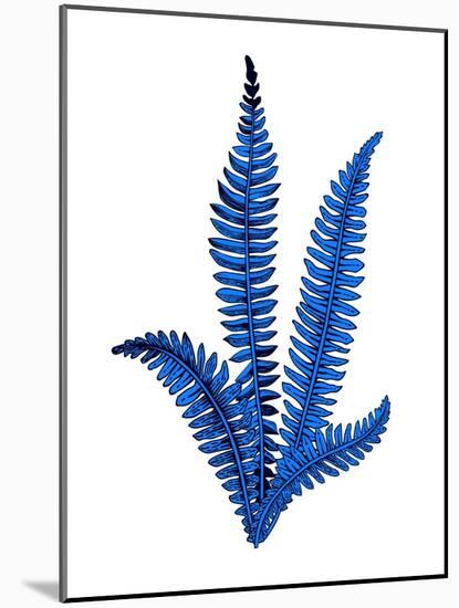 Floating Blue Plant-Jasmine Woods-Mounted Art Print