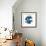 Floating Blueberry Gems-OnRei-Framed Art Print displayed on a wall