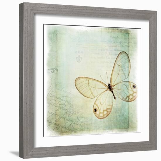 Floating Butterfly I-Debra Van Swearingen-Framed Art Print