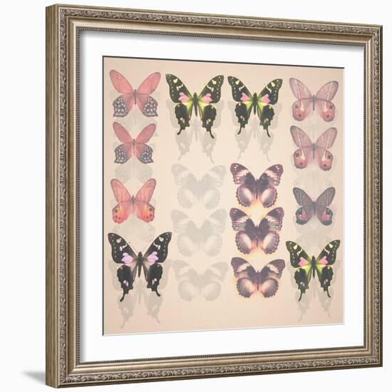 Floating Butterfly II-Katja Marzahn-Framed Giclee Print