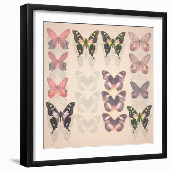 Floating Butterfly II-Katja Marzahn-Framed Giclee Print