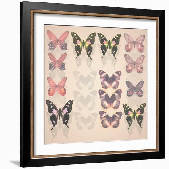 Floating Butterfly II-Katja Marzahn-Framed Giclee Print