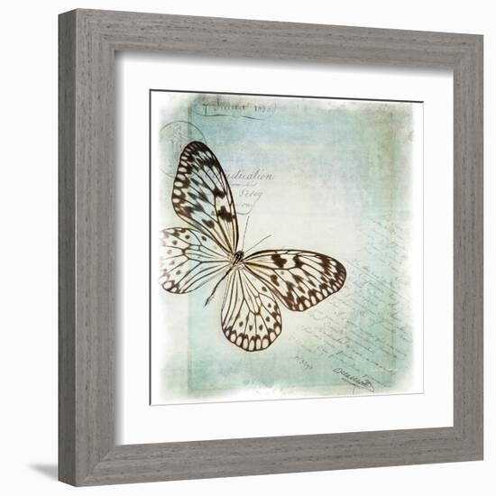 Floating Butterfly IV-Debra Van Swearingen-Framed Art Print