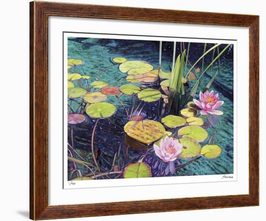 Floating Colors-Tom Swimm-Framed Giclee Print