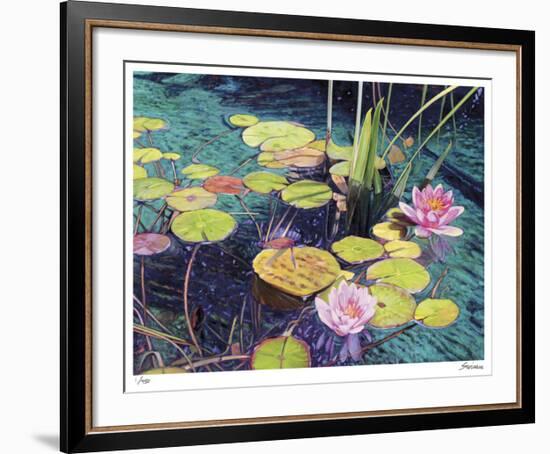 Floating Colors-Tom Swimm-Framed Giclee Print