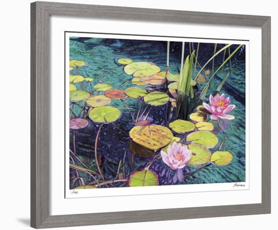 Floating Colors-Tom Swimm-Framed Giclee Print