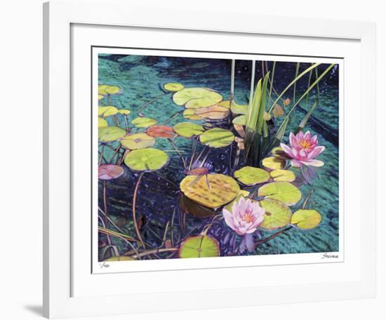 Floating Colors-Tom Swimm-Framed Giclee Print