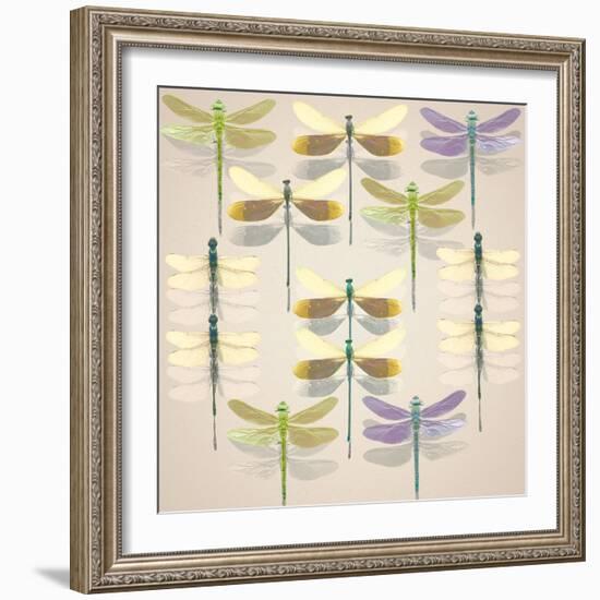 Floating Dragonflies II-Katja Marzahn-Framed Giclee Print