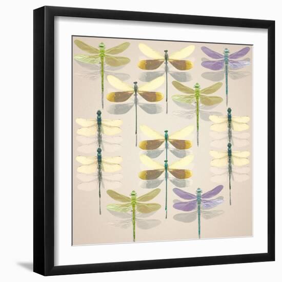 Floating Dragonflies II-Katja Marzahn-Framed Giclee Print