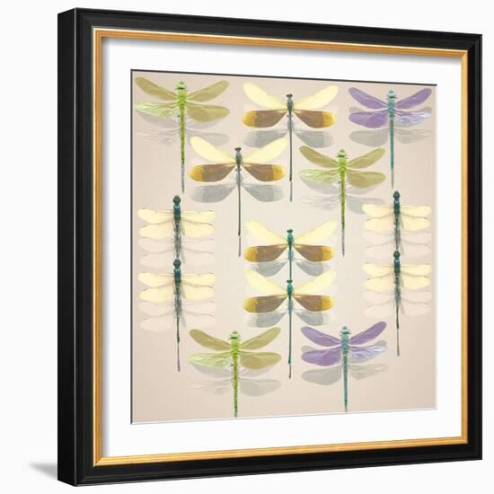 Floating Dragonflies II-Katja Marzahn-Framed Giclee Print