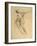 Floating Female Figure-Gustav Klimt-Framed Giclee Print