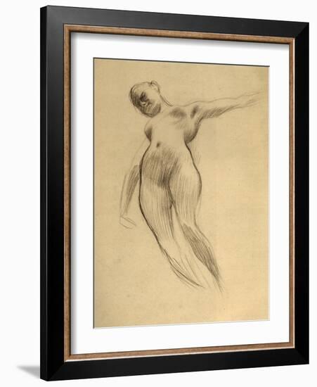 Floating Female Figure-Gustav Klimt-Framed Giclee Print