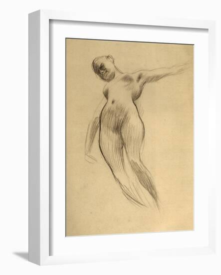 Floating Female Figure-Gustav Klimt-Framed Giclee Print