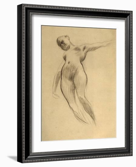 Floating Female Figure-Gustav Klimt-Framed Giclee Print