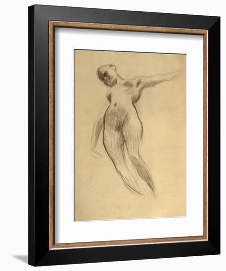 Floating Female Figure-Gustav Klimt-Framed Giclee Print