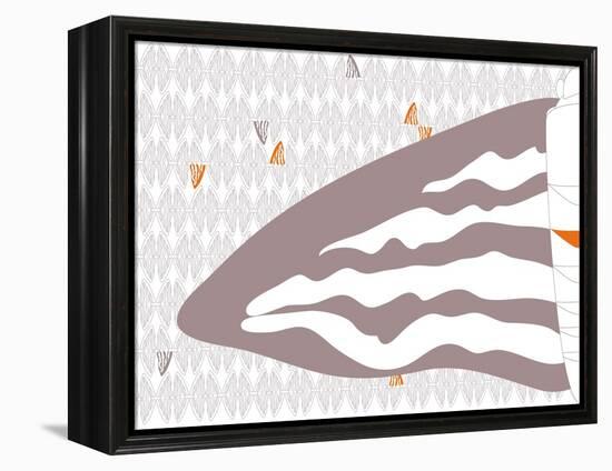 Floating Fins-Belen Mena-Framed Premier Image Canvas