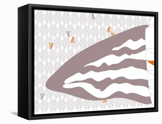 Floating Fins-Belen Mena-Framed Premier Image Canvas