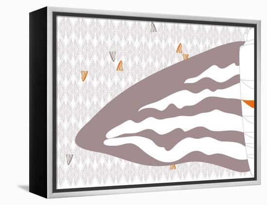 Floating Fins-Belen Mena-Framed Premier Image Canvas