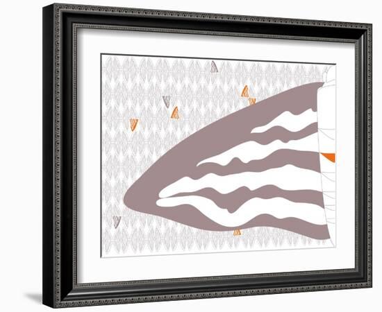 Floating Fins-Belen Mena-Framed Giclee Print