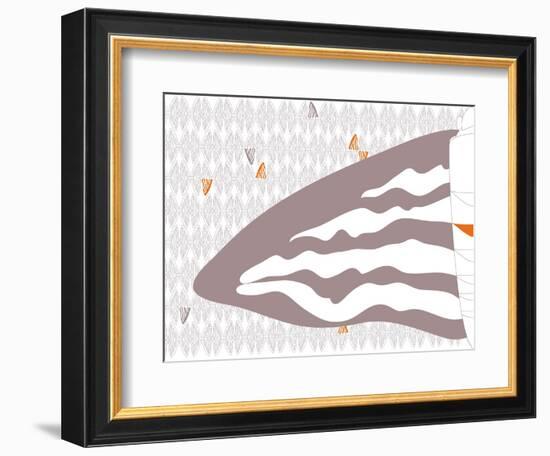 Floating Fins-Belen Mena-Framed Giclee Print