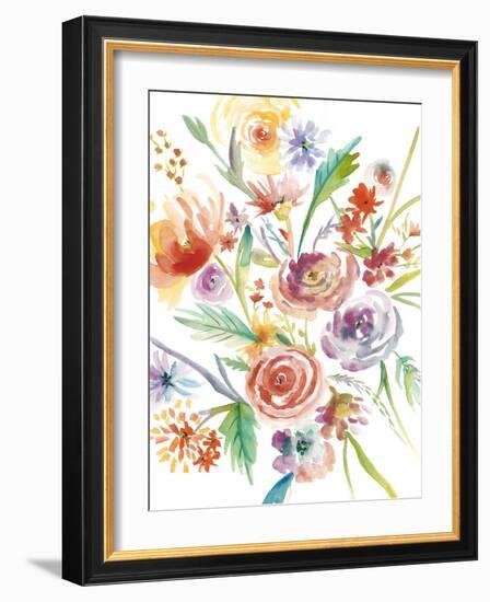 Floating Florals I-Chariklia Zarris-Framed Art Print