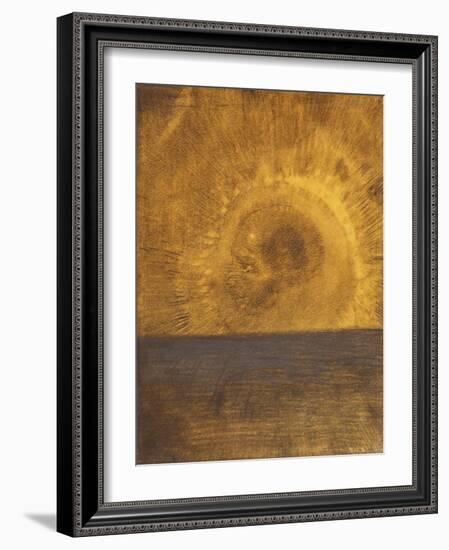 Floating Head, c.1885-Odilon Redon-Framed Giclee Print