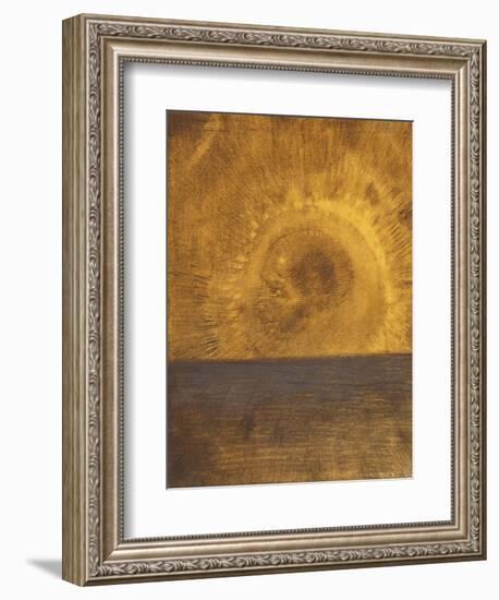 Floating Head, c.1885-Odilon Redon-Framed Giclee Print