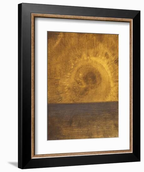 Floating Head, c.1885-Odilon Redon-Framed Giclee Print