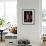 Floating Husband, Dog and Wife-Susse Volander-Framed Art Print displayed on a wall