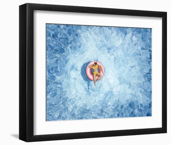 Floating I-Grace Popp-Framed Art Print