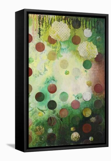 Floating Jade Garden II-Heather Robinson-Framed Stretched Canvas