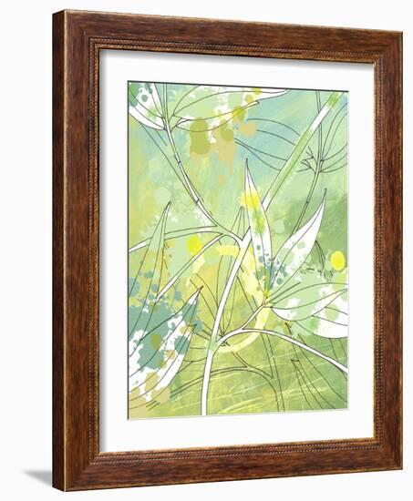 Floating Leaves-Jan Weiss-Framed Art Print