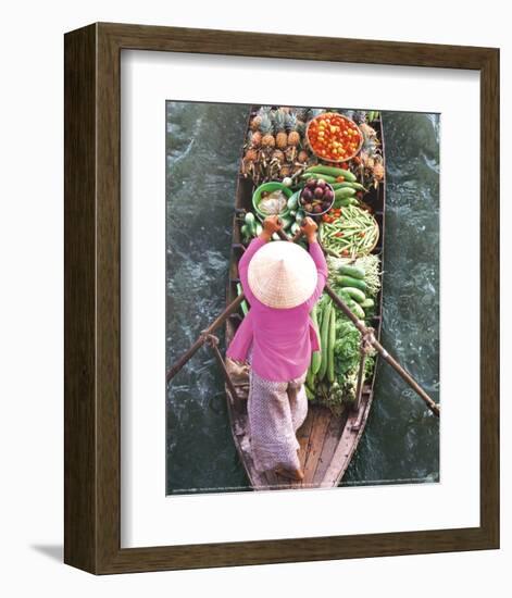 Floating Market-John Banagan-Framed Art Print