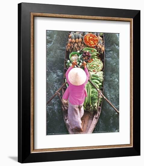 Floating Market-John Banagan-Framed Art Print