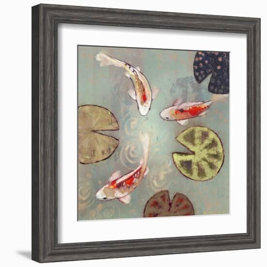 Floating Motion II-Aleah Koury-Framed Art Print