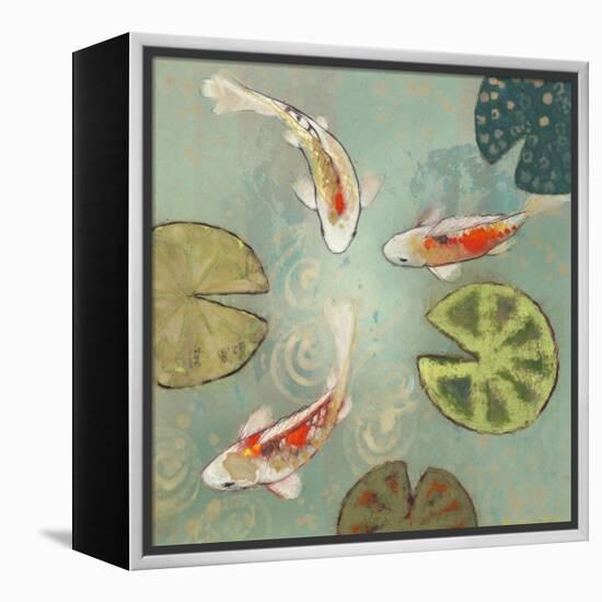 Floating Motion II-Aleah Koury-Framed Stretched Canvas