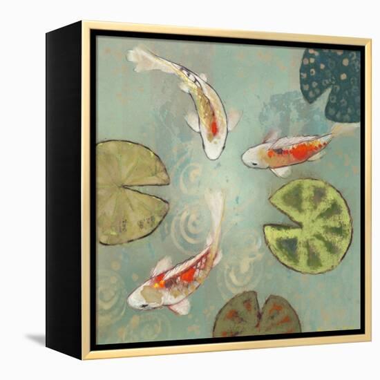 Floating Motion II-Aleah Koury-Framed Stretched Canvas