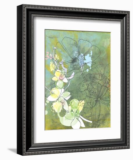 Floating Orchids-Jan Weiss-Framed Art Print