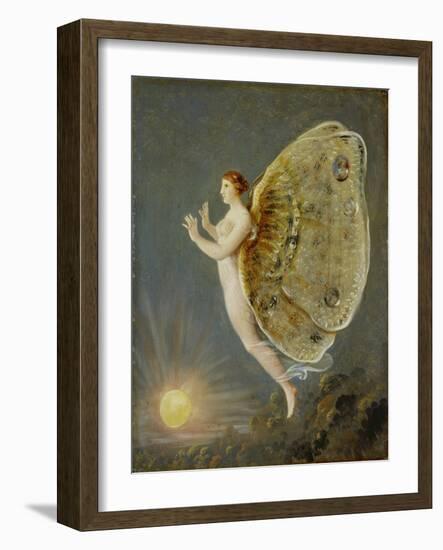 Floating Psyche (Oil on Oakwood)-Johann Heinrich Wilhelm Tischbein-Framed Giclee Print